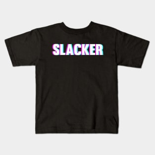 Slacker Blurry Unfocused Style Kids T-Shirt